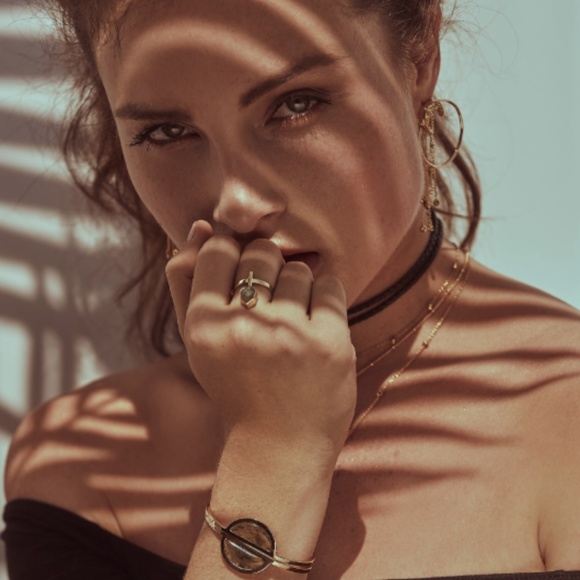 Elizabeth Stone Jewelry - ELIZABETH STONE Moon Gazer Skinny Cuff NWT